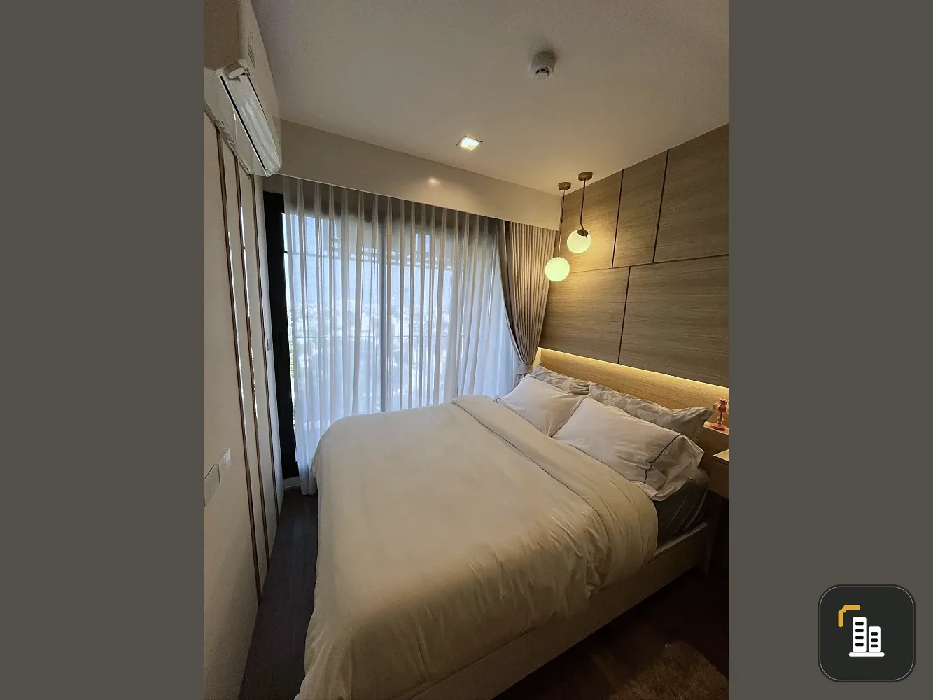 For rent Life Ladprao Valley has a lot of storage space to keep the room tidy and beautiful. Ready, don't wait.