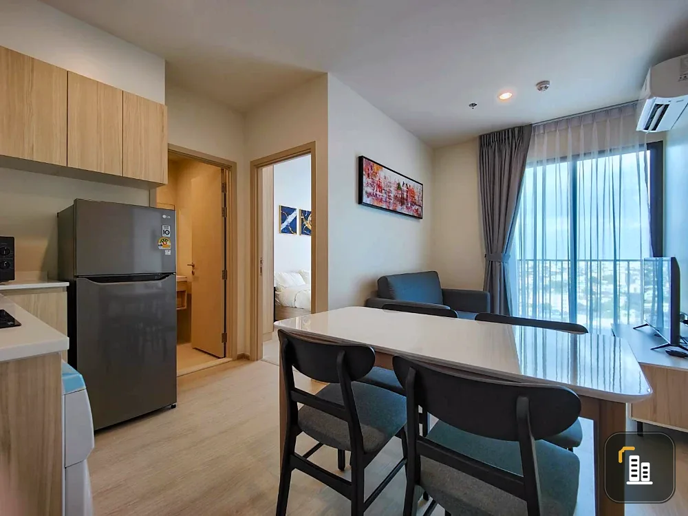 For rent: Nue Noble Ratchada-Ladprao, spacious room, comfortable, nice to live in, high floor, fully furnished, book now before you miss out++