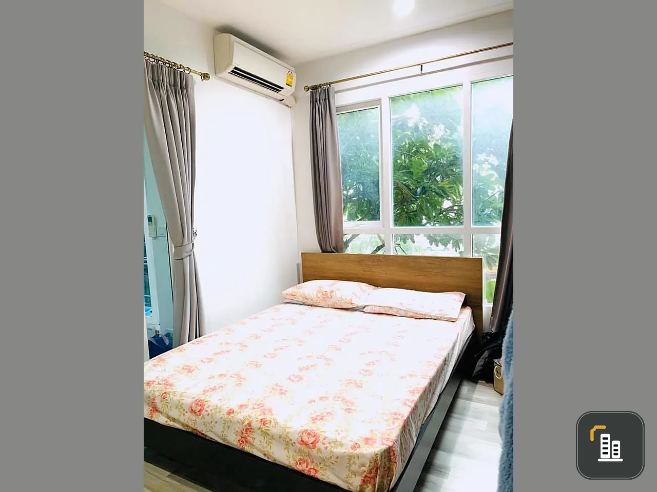 Condo for sale, The Key Wutthakat, balcony next to the garden, good view, well decorated. live by yourself It's worth renting. Book now.