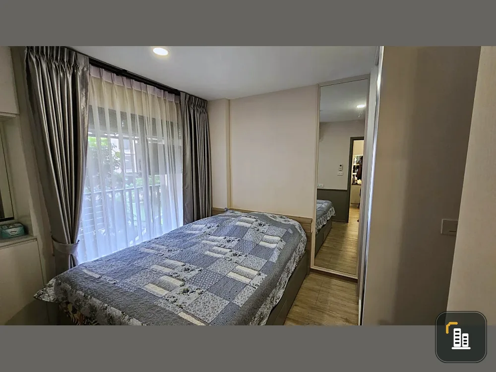 For rent!! Condo Wonder Kaset, 3rd floor, Building A, corner room, fully furnished, just bring your bags and move in. Don't miss out!!