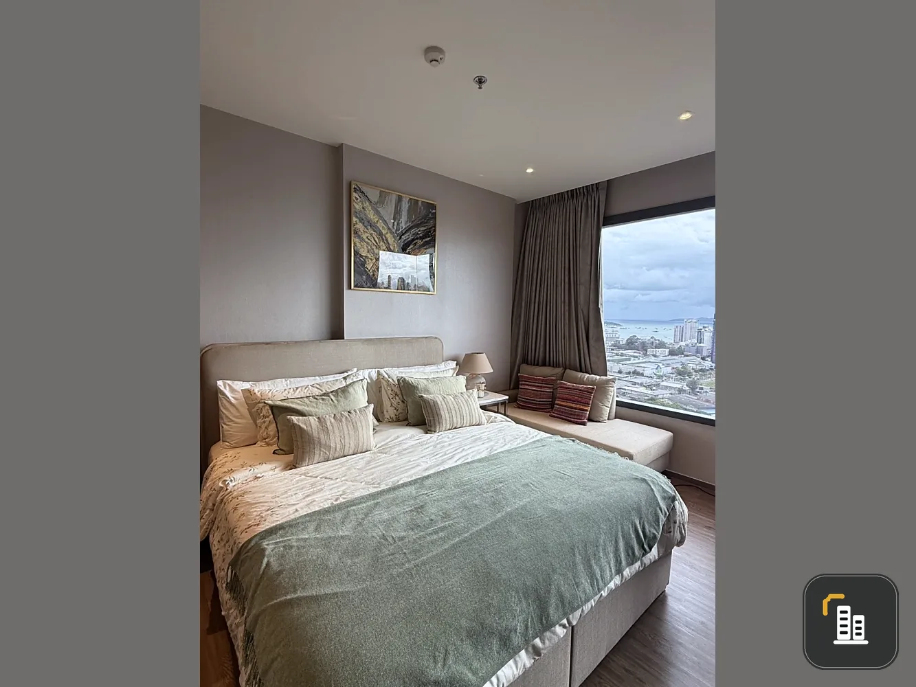 For sale ONCE PATTAYA, ready to move in room, luxuriously decorated, sea view, complete facilities, book now before you miss out++