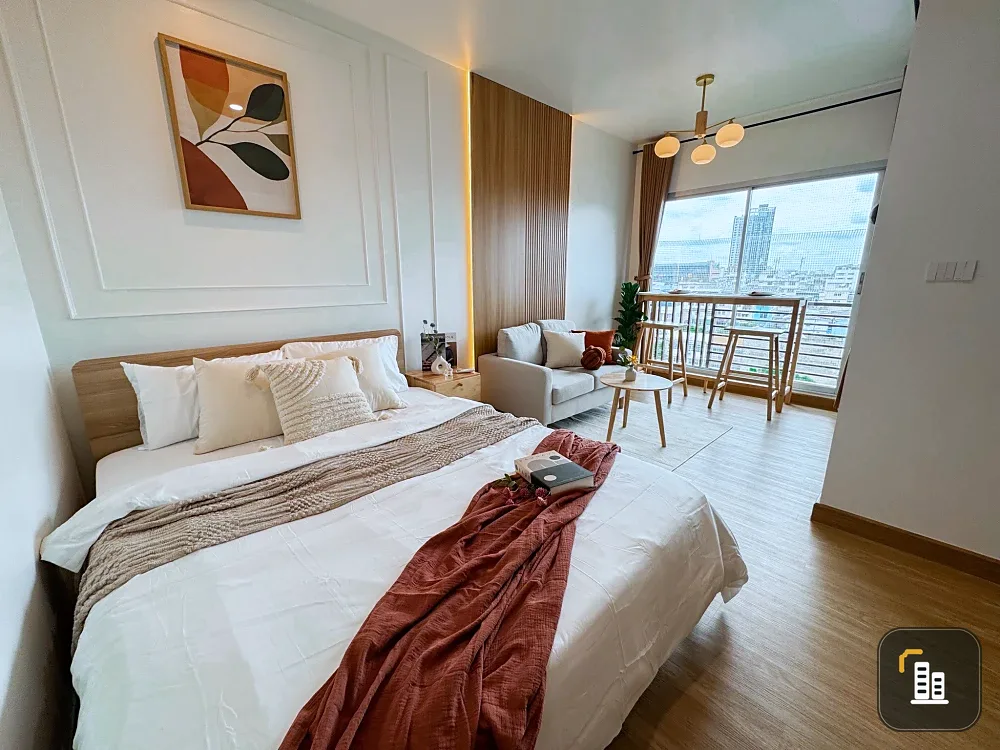 For sale: The Seed Sathorn-Taksin, beautiful open view / kitchen and balcony, separate, well-decorated, comfortable to live in. Book now!
