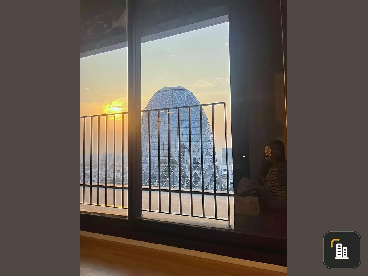 Selling down payment Noble Around Ari, high-rise room, natural light from afternoon to evening, not blocked, great view, hurry up and grab it now!
