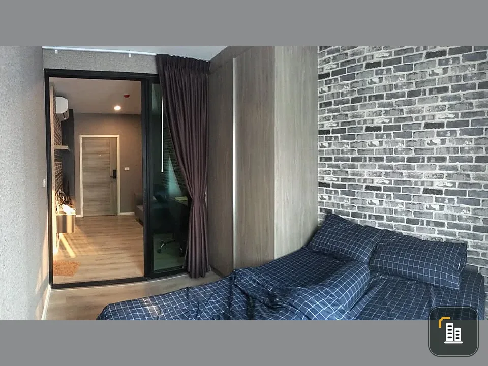 For sale: Notting Hill Sukhumvit 105, 8th floor, garden view, very beautiful, no sun, not hot! Wallpaper throughout the room. If not now, when will I