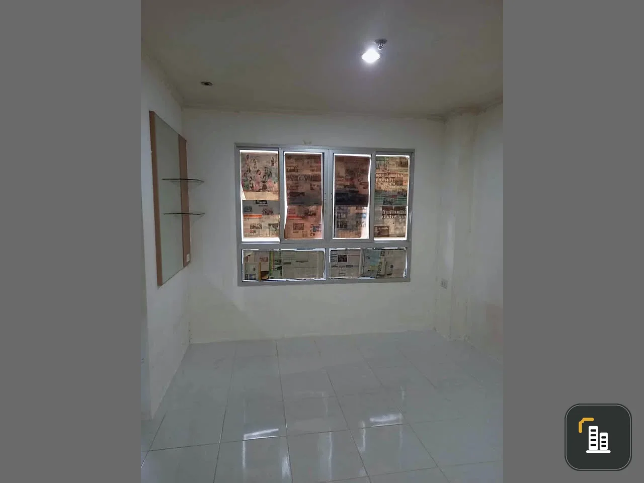 For sale: Lumpini Ville Ram Intra - Lak Si, empty room, floor tiles changed, not very high floor, convenient transportation, hurry and book before the