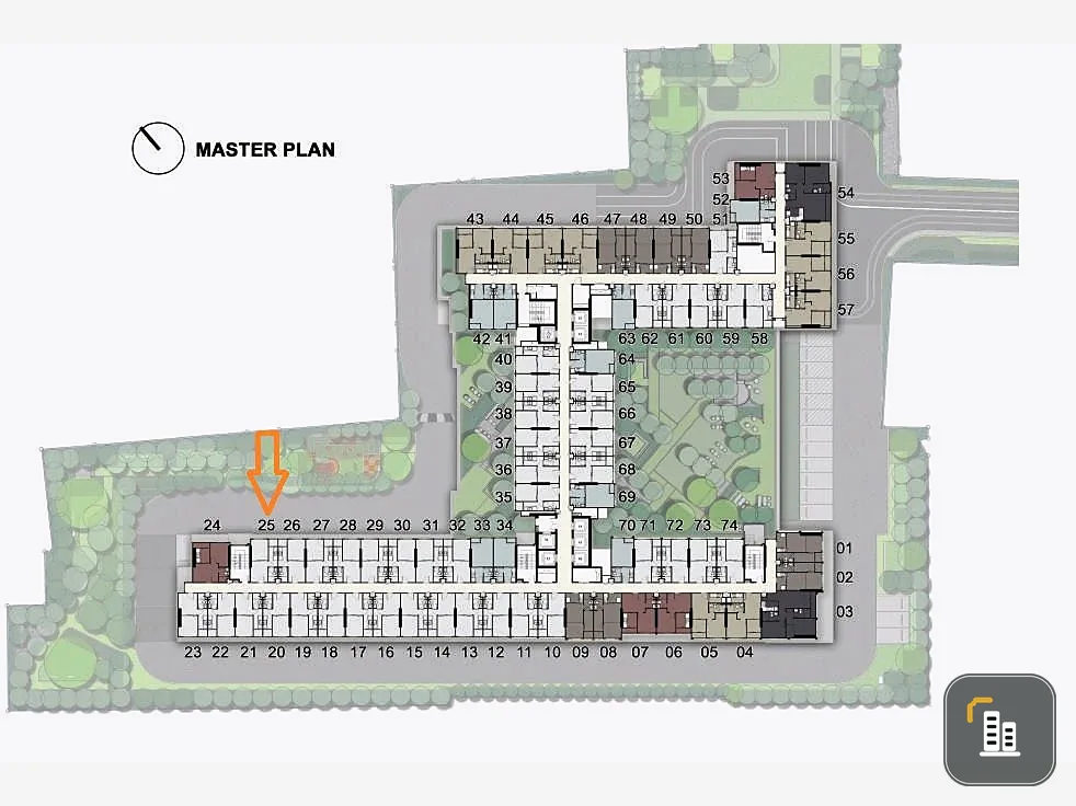 Condo for sale: Chapter One Spark Charan, ready to move in, northeast direction, open view of Rama VII Bridge, hurry and book before you miss out++