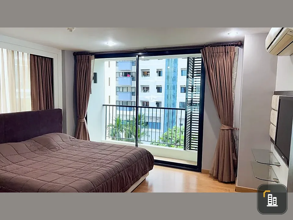 For rent: Fifty Nine Heritage Sukhumvit 59, 2 bedrooms, 1 bathroom, built-in furniture, spacious area, can't you reserve it?