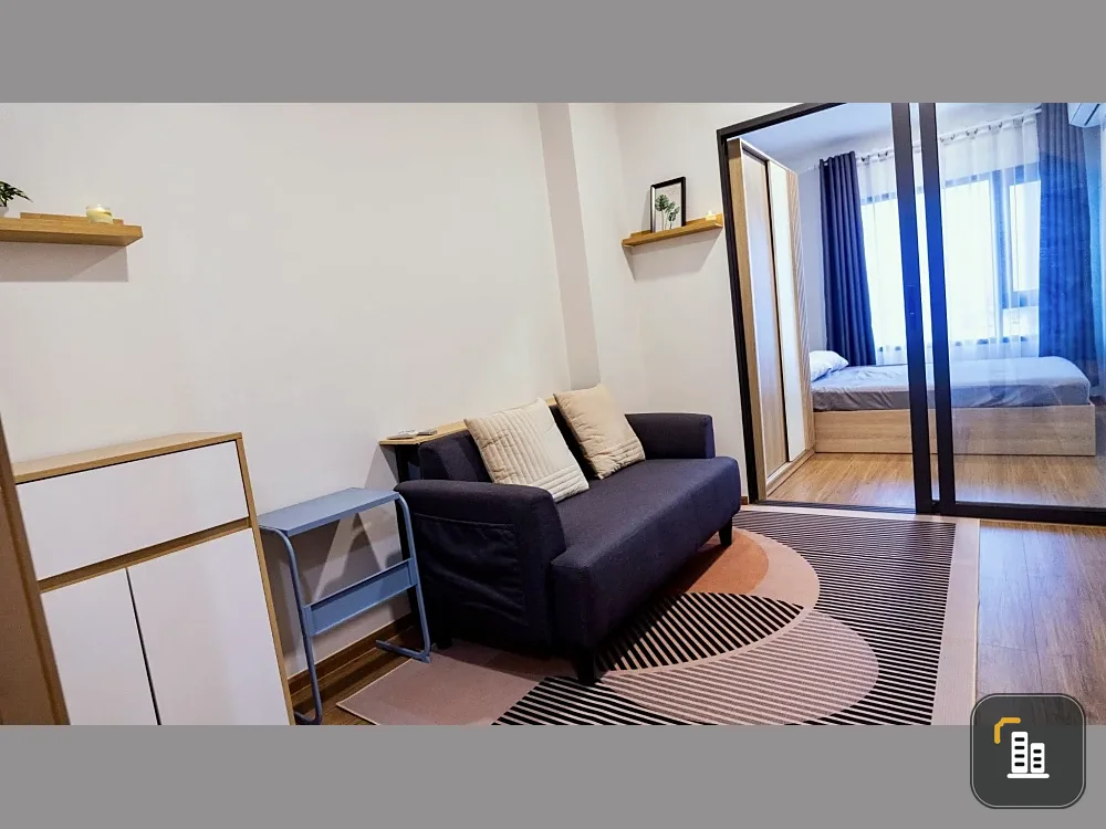 Condo for rent: The Livin Ramkhamhaeng, beautifully decorated room, complete facilities, book now!