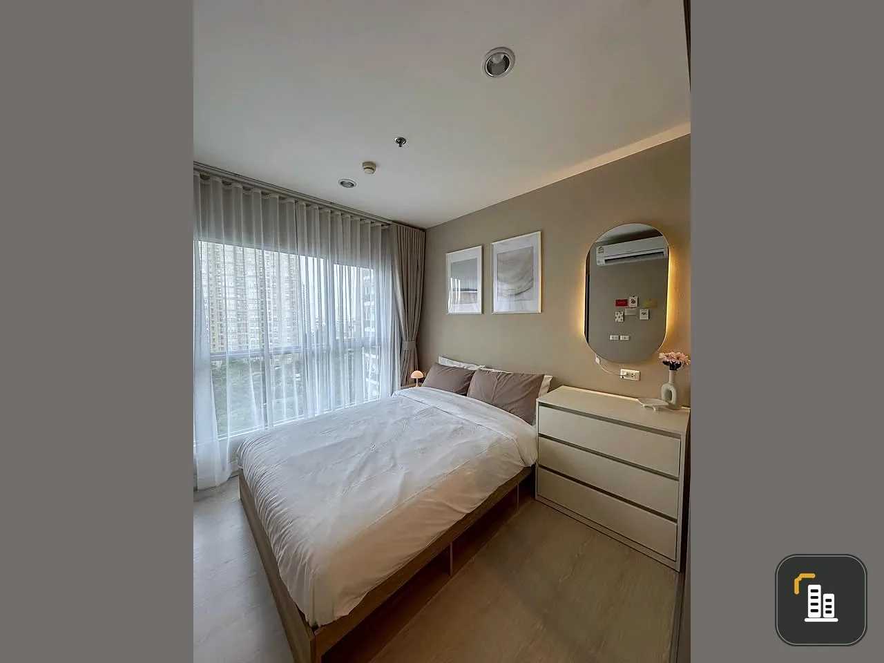 For sale: Aspire Sathorn-Taksin (Timber Zone), Modern Minimal style room, open city view, no buildings blocking the view, can you not book it?