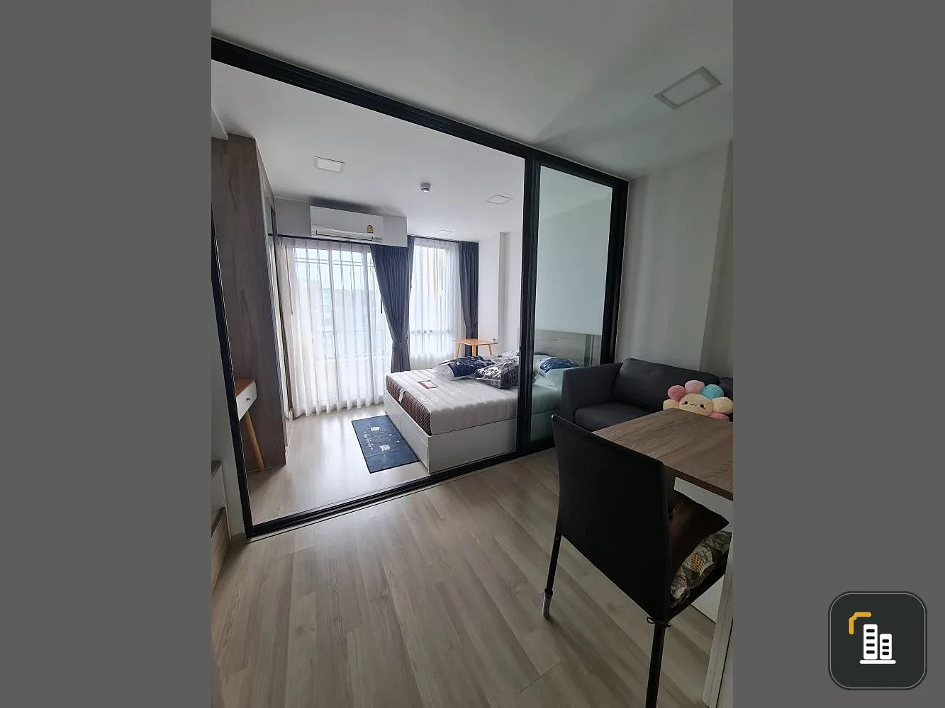 For sale, for rent Plum Condo Saphanmai Station, separate rooms, clearly divided into zones, come and reserve now.