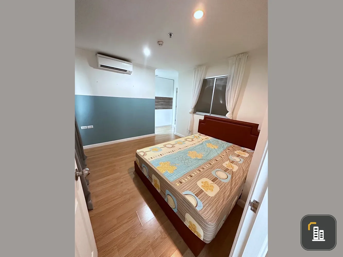For rent Lumpini Ville Latphrao-Chokchai 4, spacious room, lots of usable space, comes with complete furniture, don't miss it.
