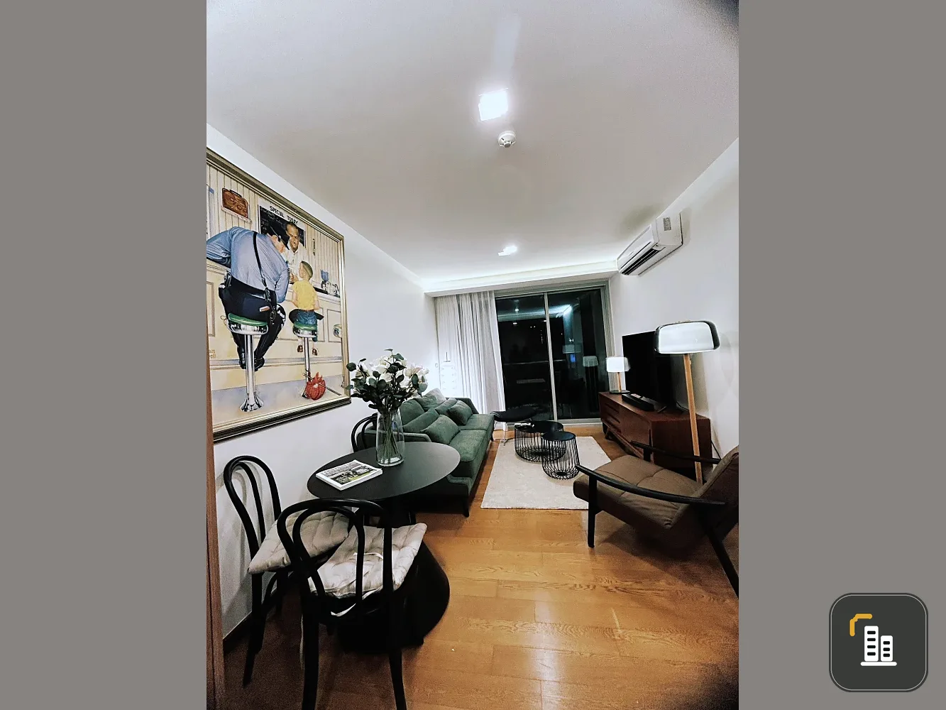 For rent Via 31, 4th floor, open view, beautiful balcony with garden view, facing north, no afternoon sun or weak morning sun, must book.