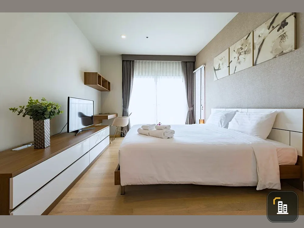 Urgent sale!! Noble Refine Condo, 25th floor, beautiful room, good price, fully furnished, ready to move in, don't miss it!!