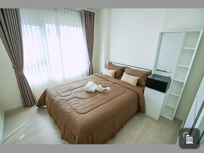 Condo for rent, Aspire Sathorn Thapra, very beautiful room clean white tone Affordable price for rent