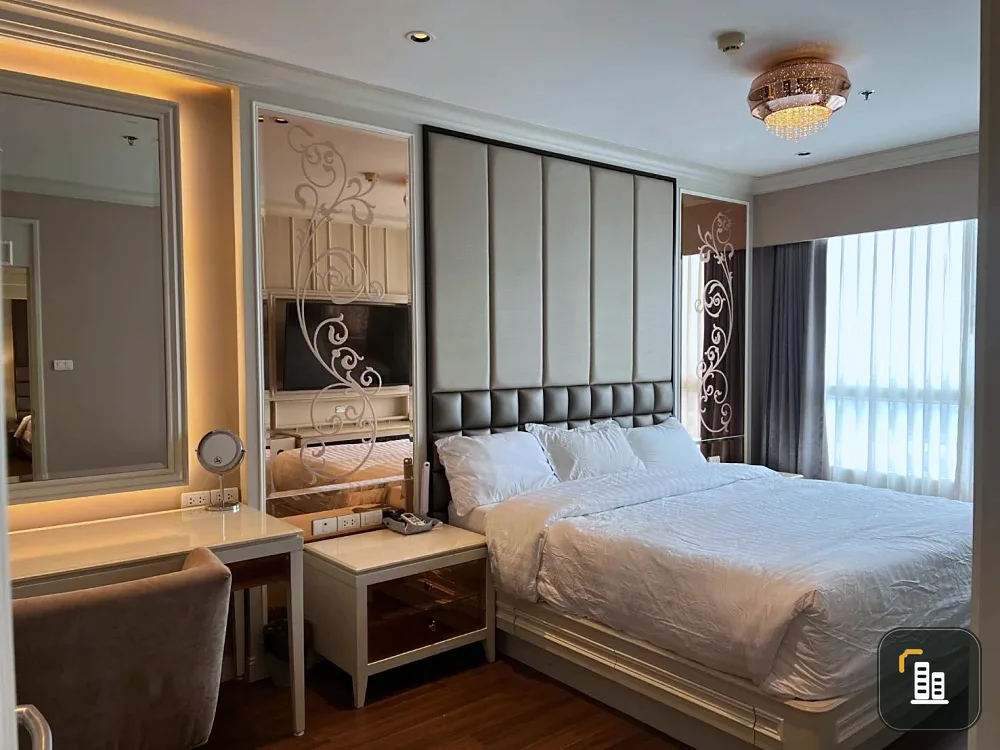 For rent!! Condo Supalai Prima Riva, 41st floor, river view, beautiful room, ready to move in, hurry up and book now!!