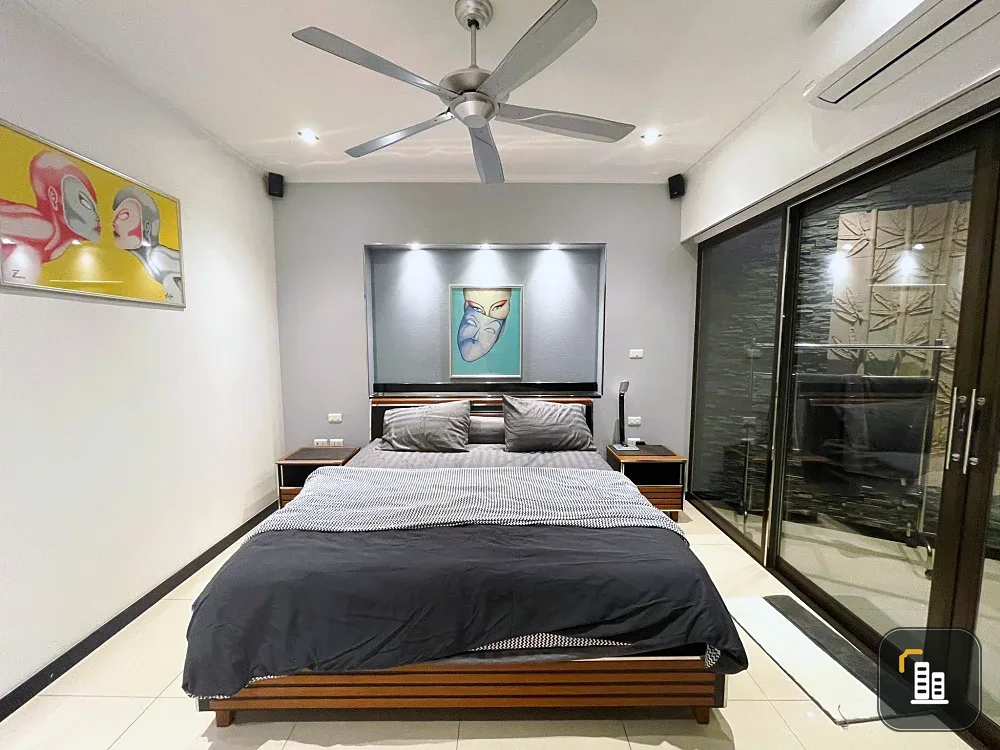 For rent View Talay Jomtien Condominium 1-8, spacious room, lots of usable space, fully furnished, sea view, book now.