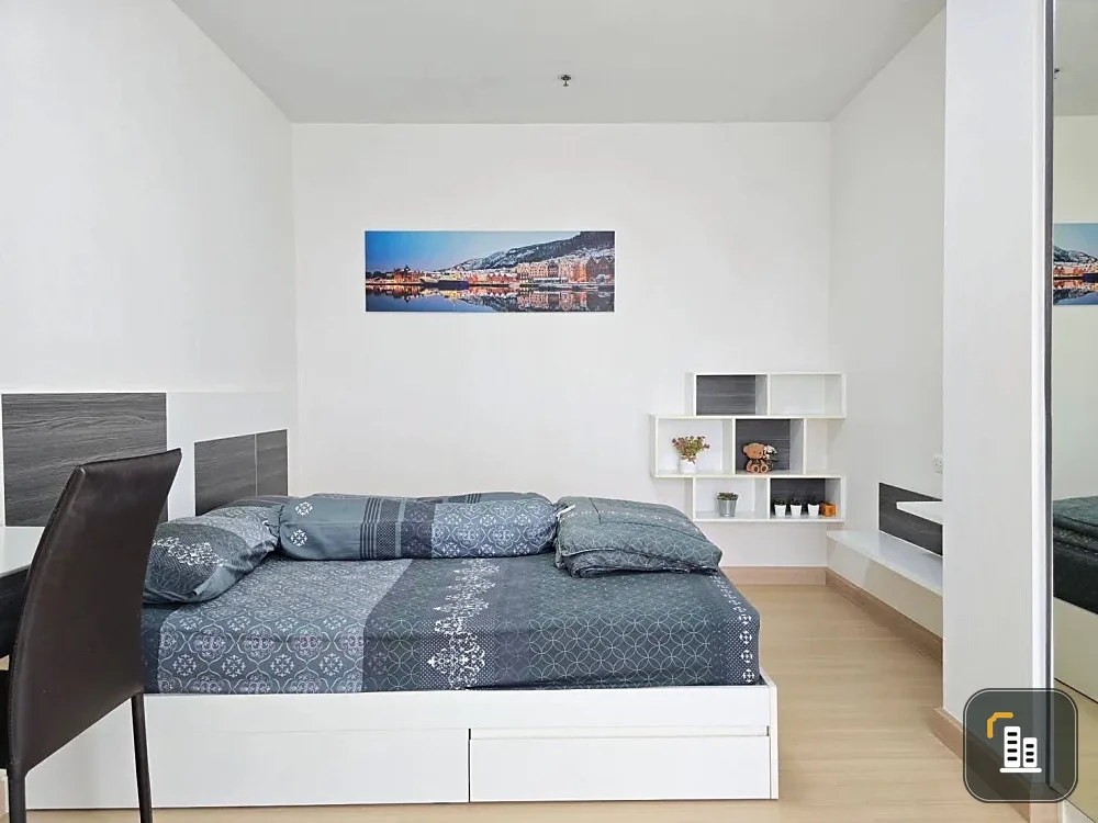 For rent Supalai City Resort Chonburi, 15th floor, corner room, fully furnished, reserve now!