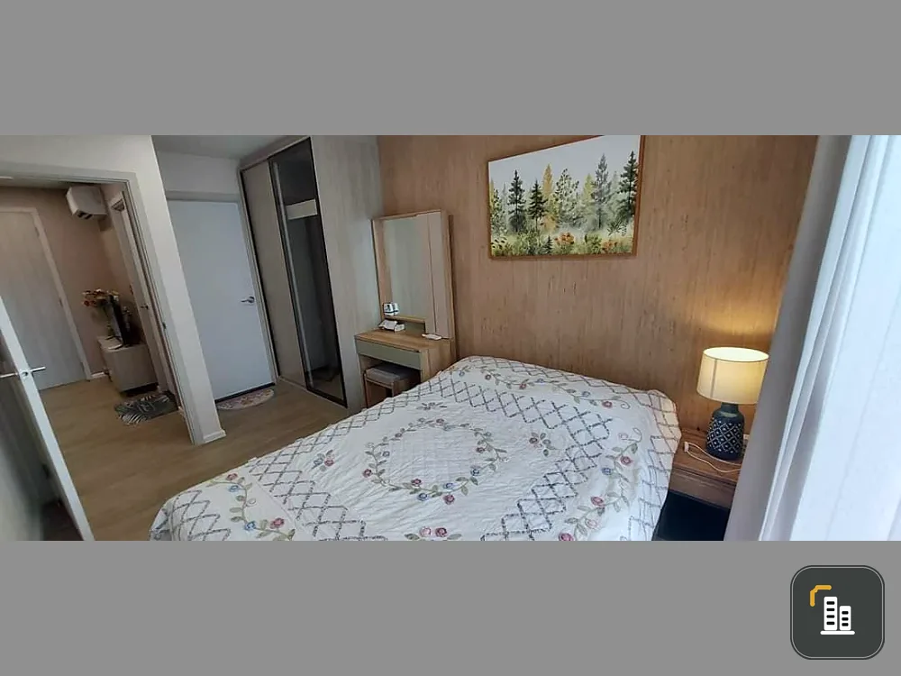For rent: Condo Atmoz Flow Minburi, separate bedrooms, common area view, very beautiful swimming pool, book now.