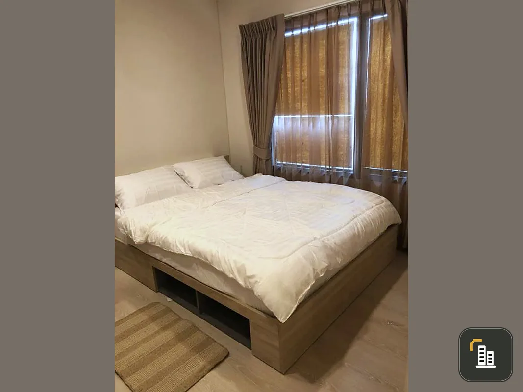 For rent, Phyll Phahol 34 (Feel Phahol 34), new condo, next to BTS + near Kasetsart University, affordable price, don't miss it.