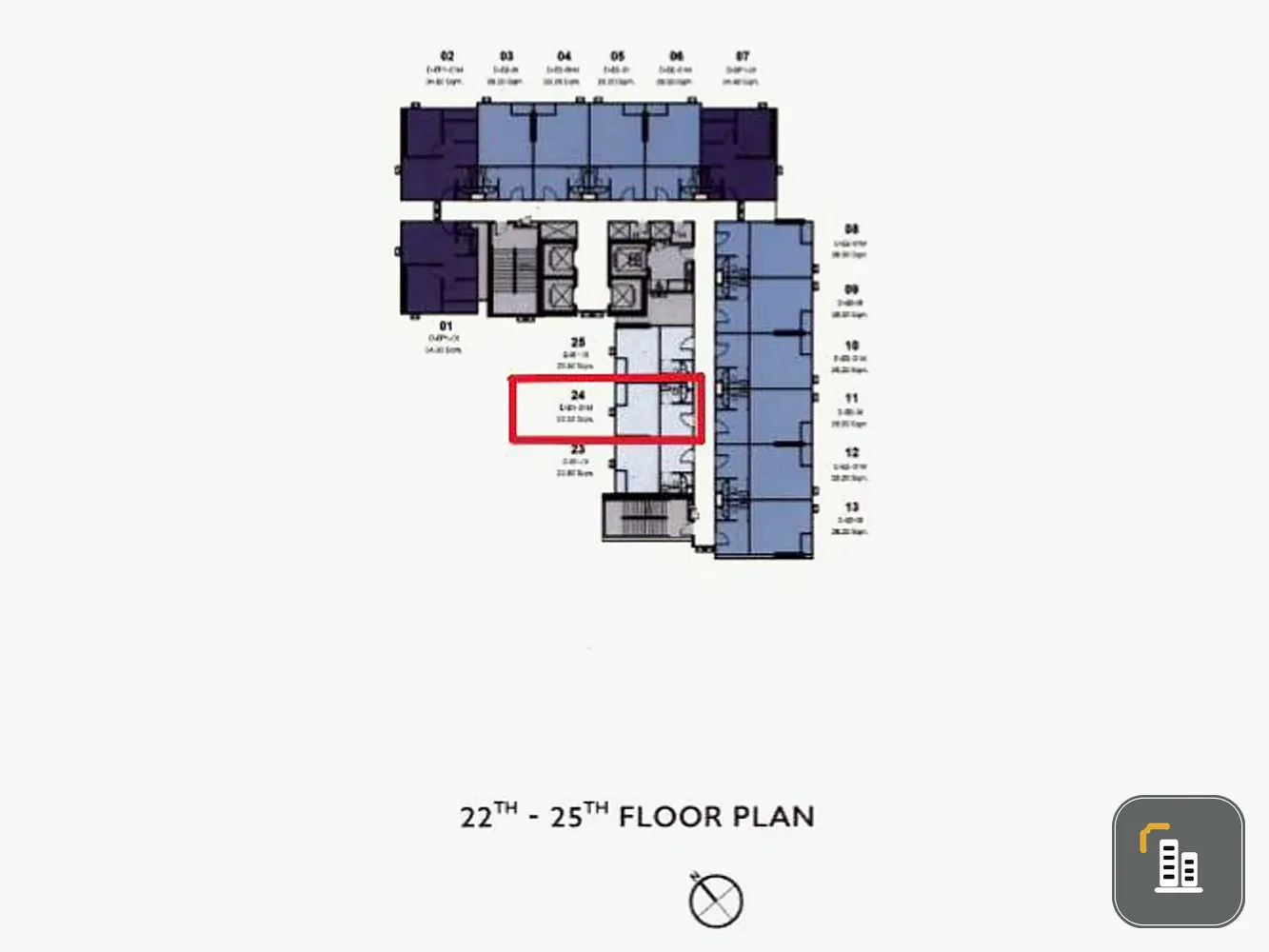 Down payment for sale: Origin Play Bang Khun Non, Triple Station, 24th floor, good project, worth living in, reserve now.