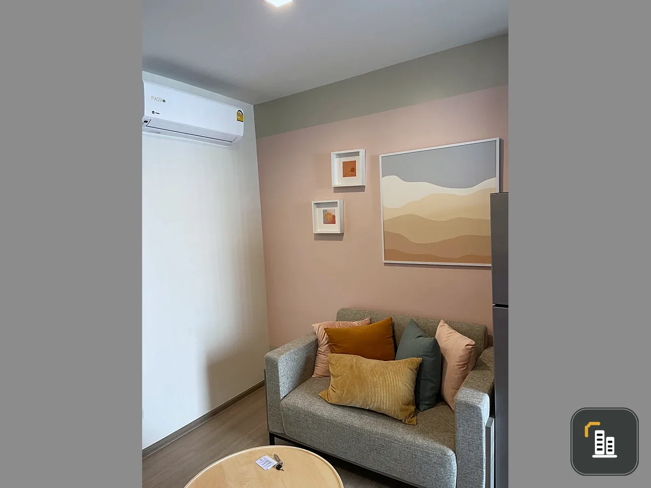 For rent THE BASE Phetchaburi-Thonglor 1 bedroom, 1 bathroom, decorated in a controlled tone, comes with complete furniture, don't miss it.