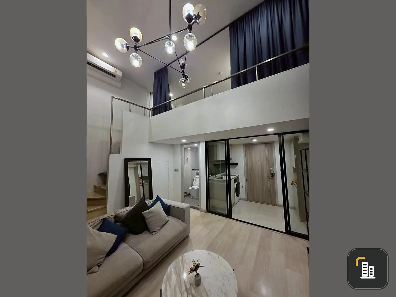 For sale: Knights Bridge Prime Sathorn 1 bedroom, 1 bathroom, large usable area, fully furnished, don't miss out.