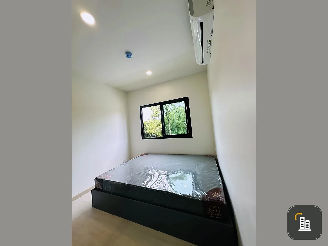 For sale, for rent, D Park Condo Suansear - Sriracha, corner room, not crowded, comes with complete furniture, good like this, don't miss it.