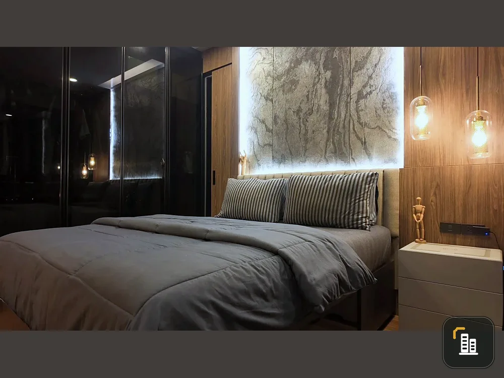 For sale, for rent, Supalai Premier Charoen Nakhon, corner room, quiet, private, not near the elevator, not near the garbage, beautifully decorated,