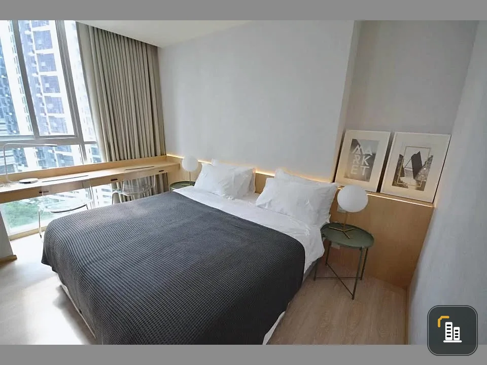 For rent: Noble Revolve Ratchada 1, good corner room, unblocked view, just bring your bag+++++
