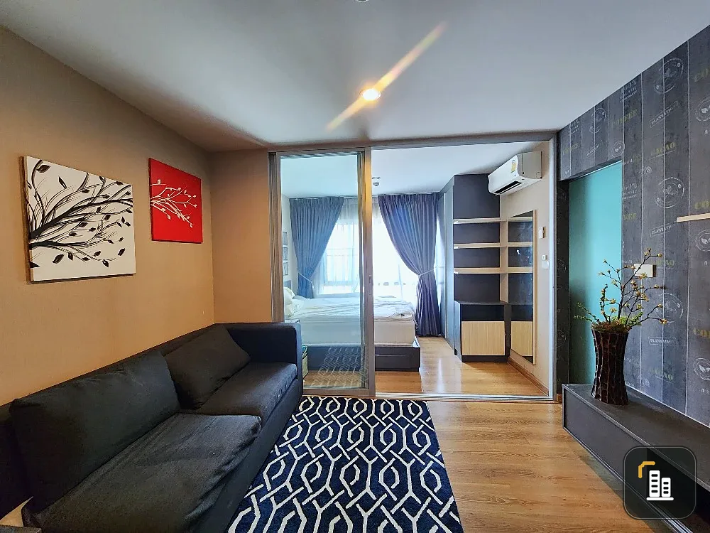 For sale: Hallmark Chaengwattana, 8th floor, beautiful room, fully furnished, worth living in, reserve now, don't miss out.