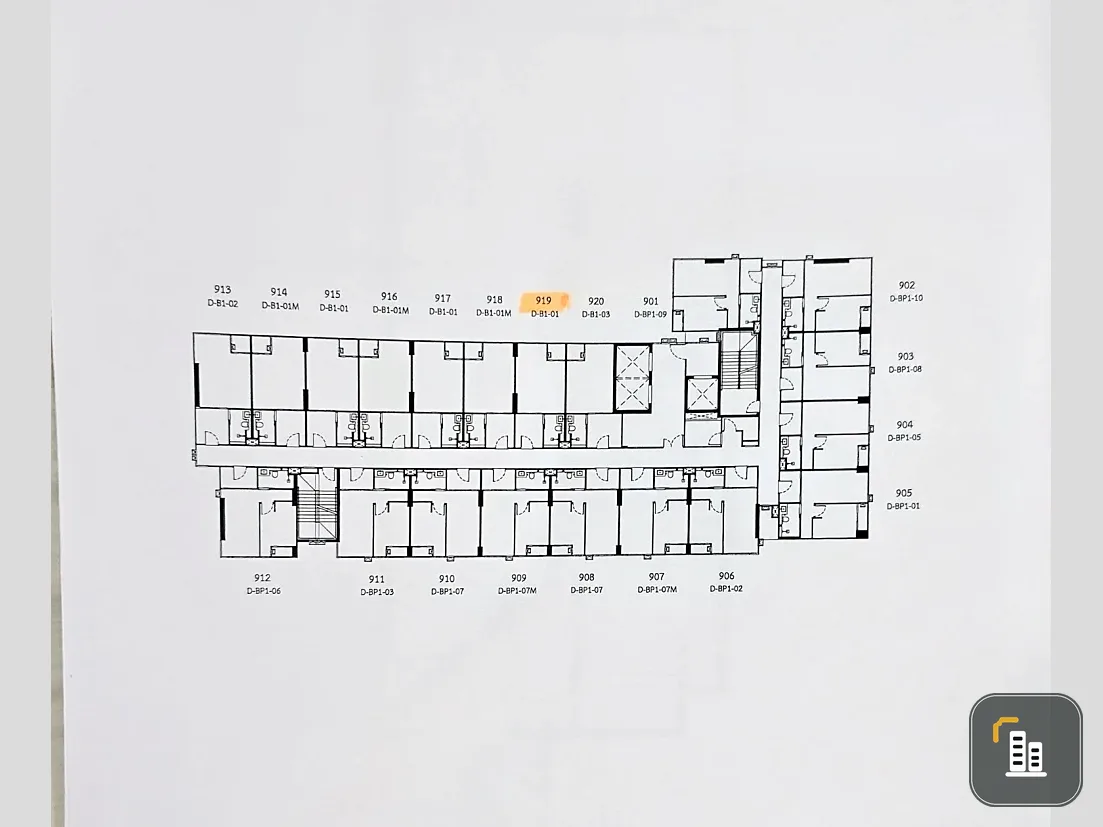Selling down payment So Origin Siriraj, auspicious room number, high ceiling, airy, good location, can you not reserve it?