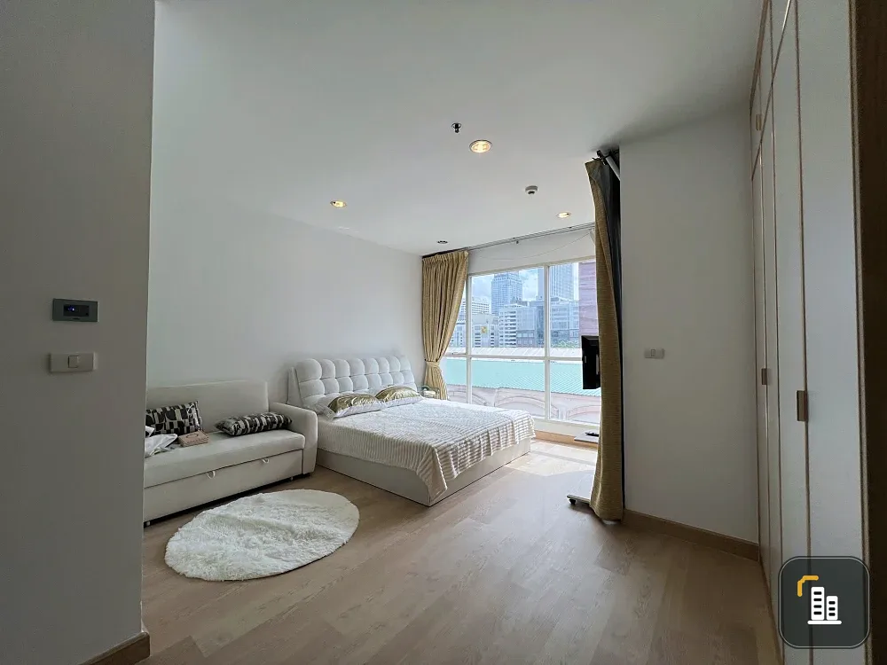 For rent: The Address Chidlom, Baiyoke Building view, 2 rooms, airy, spacious, not cramped, receives natural light, very worth booking