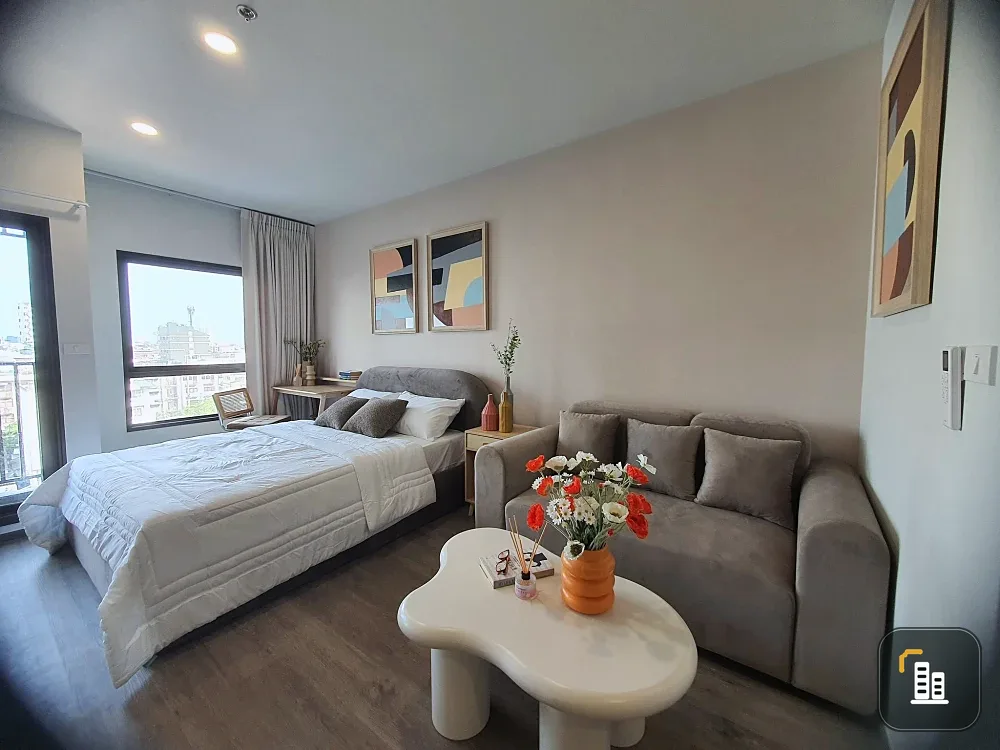 For rent: Rich Point @ BTS Wutthakat, 6th floor, beautiful room, fully furnished, ready to move in, reserve now, urgently.