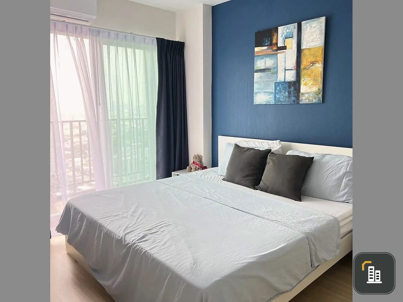 For rent Supalai Veranda Sukhumvit 117, spacious room, comfortable, high floor, fully furnished, book now, don't miss out+++