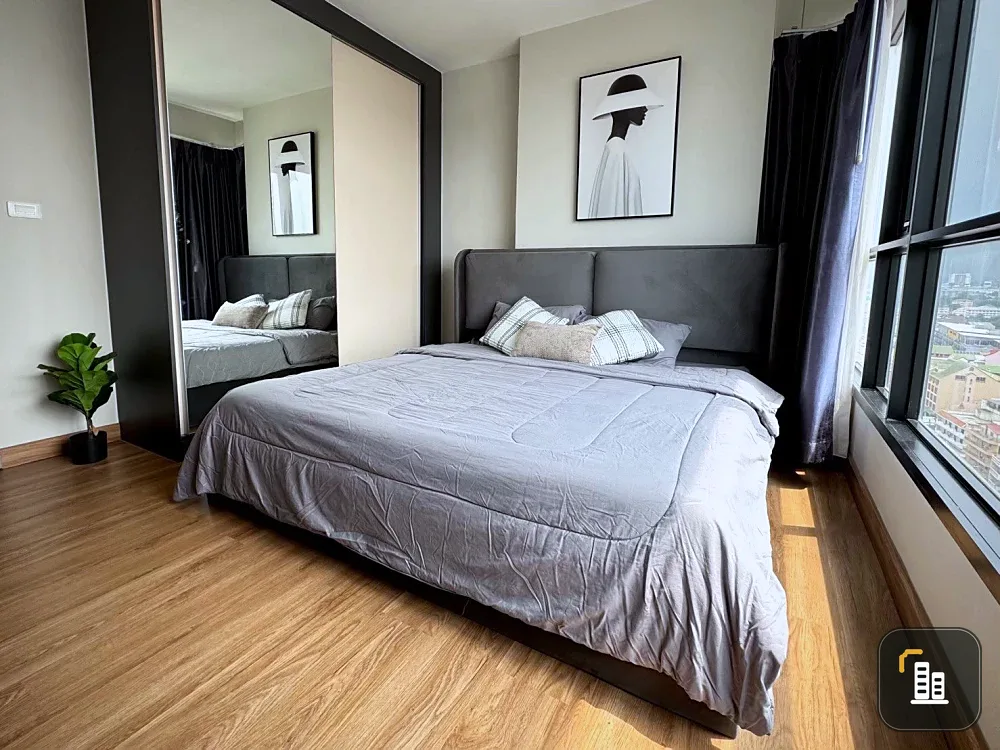 For rent The Base Central Pattaya, spacious room, lots of usable space, comes with complete facilities, beautiful view, don't miss it.