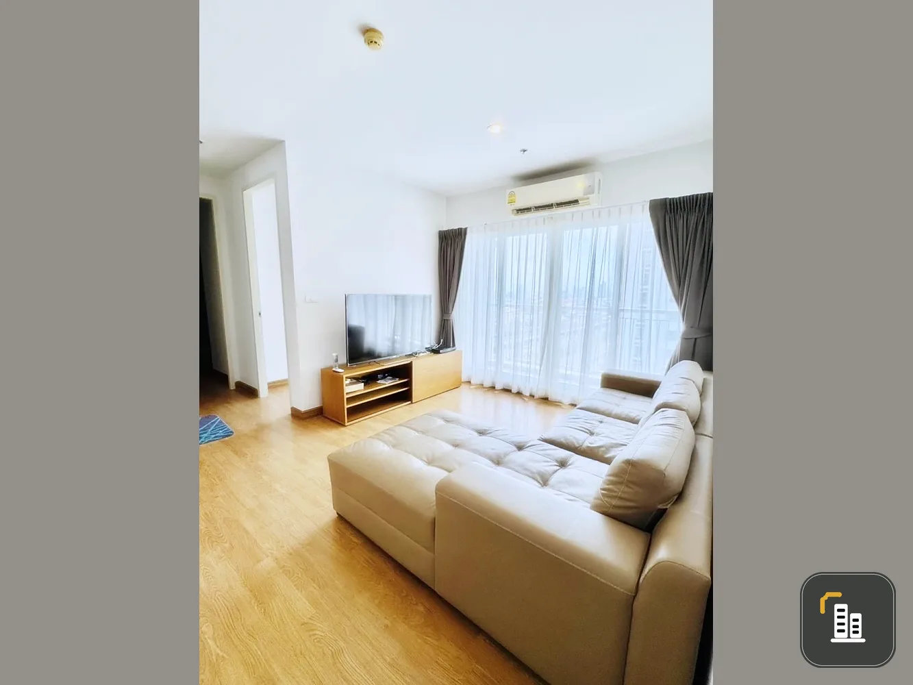 For sale, for rent!! Condo The Parkland Grand Taksin, 12th floor, fully furnished, ready to move in, hurry up and reserve now!!