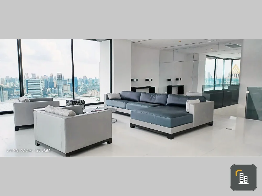 For sale, exclusive duplex penthouse at SATHORN GARDEN, stunning city view, grab it now!