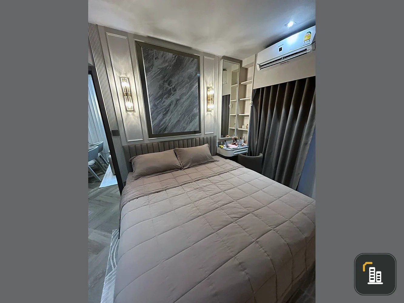 Condo for rent: Life Phahol-Ladprao, furnished room, ready to move in, lots of usable space. If you don't book, you'll regret it later.