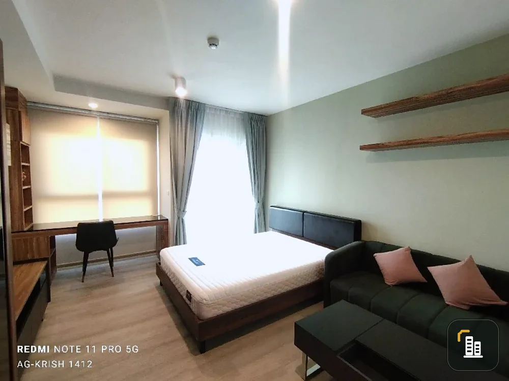 For rent!! Condo Ideo Charan 70 - Riverview Studio room, 9th floor, fully furnished, ready to move in, hurry up and book now!!