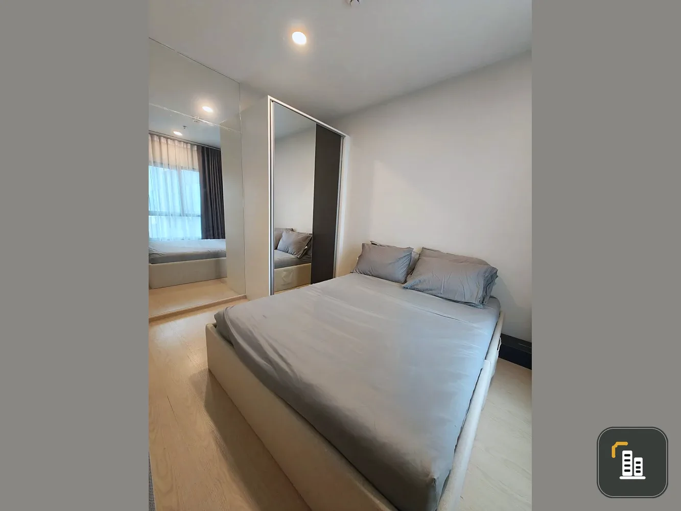 For sale: The Tree Sukhumvit 71-Ekamai, corner room, high floor, no walls attached to anyone, very private, very suitable for relaxation.