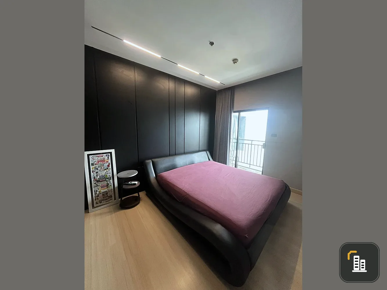 For rent Supalai Loft Talat Phlu Station, fully built-in, Modern Scandinavian style, In Dark, must hurry to reserve.