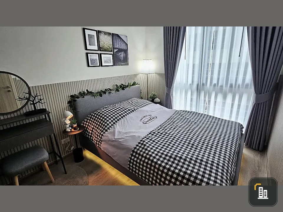 For rent: Nue District R9, beautifully decorated room with a cool theme, fully furnished. Don't miss out on this great deal.