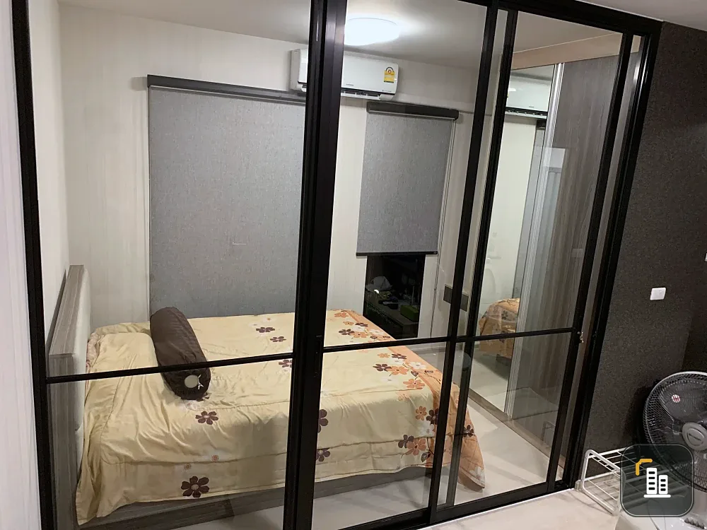 For sale: Unio Sukhumvit 72, 6th floor, partitioned room, fully furnished, just bring your bag, don't miss out!