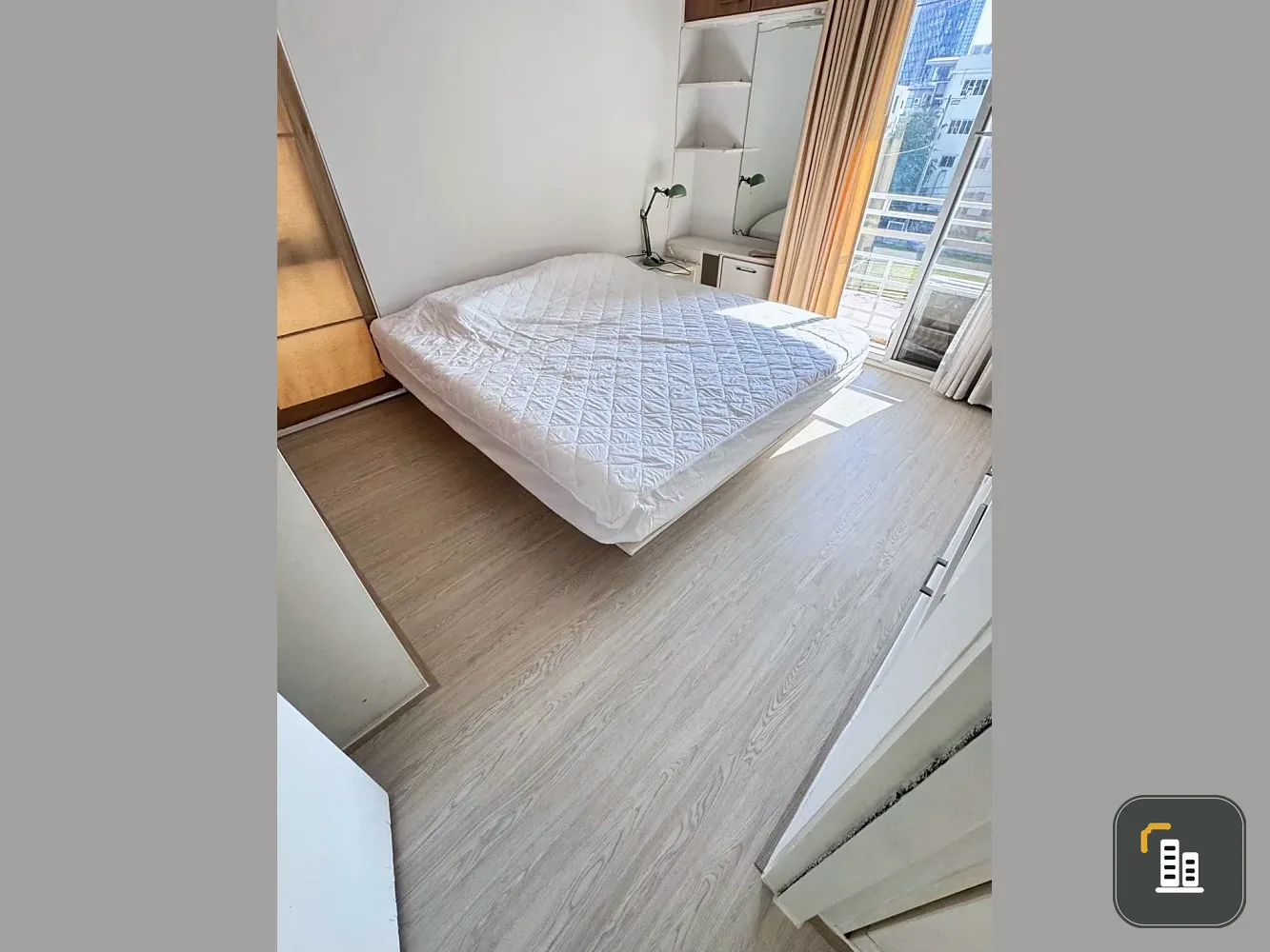 For rent!! Condo The Iris Rama 9-Srinakarin, 3rd floor, spacious room, fully furnished, ready to move in, hurry and book now!!