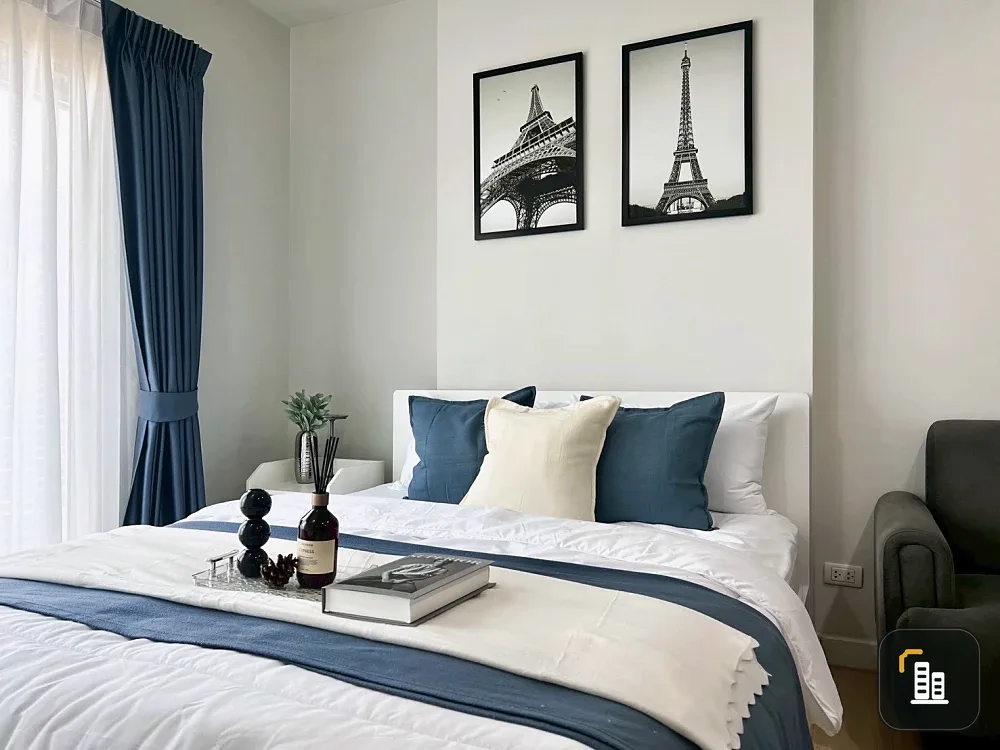 For rent!! Condo Metro Sky Wutthakat 19th floor, beautiful room, convenient to travel, bring your bags and move in!!