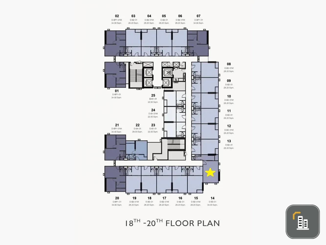 For sale Origin play Bangkhunnon Triple station, nice room, high floor, corner room, good like this, hurry and book now++