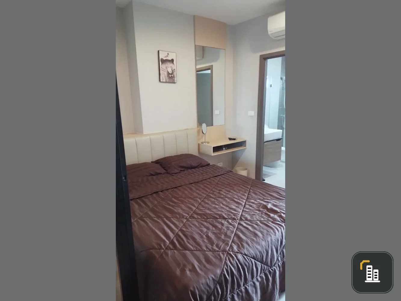 Condo for rent at Ideo Tha Phra Interchange Beautiful room, newly decorated, focusing on bright tones, comfortable living, you will regret it if you miss it.