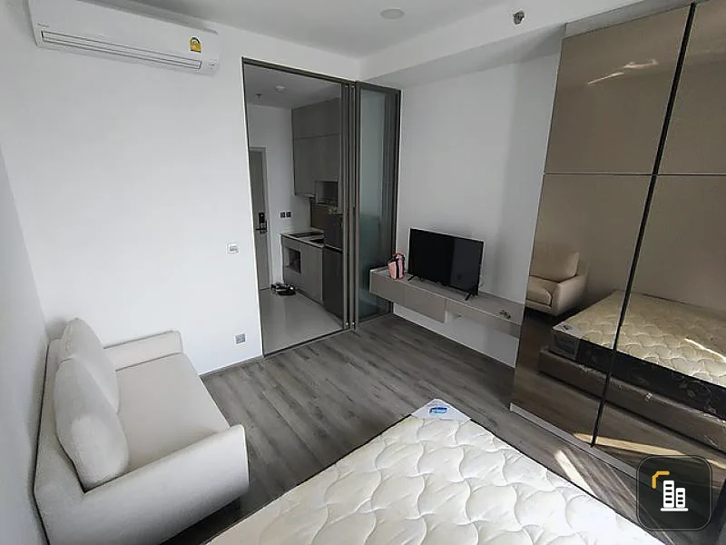 Beautiful rental room, fully furnished, ready to move in at Miti Chiva Kasetsart, 1 bedroom 23.43 sq m. Drag your bags in.