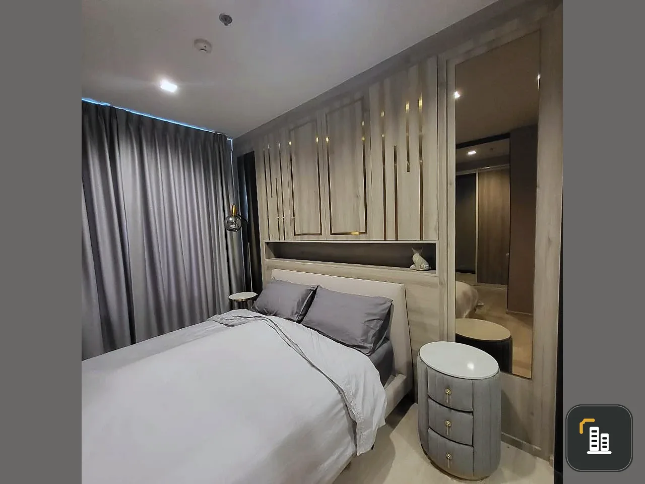 For rent, Life One Wireless, 1 bedroom, 1 bathroom, decorated in a controlled tone, built-in headboard, beautiful view, not blocked,hurry and book now