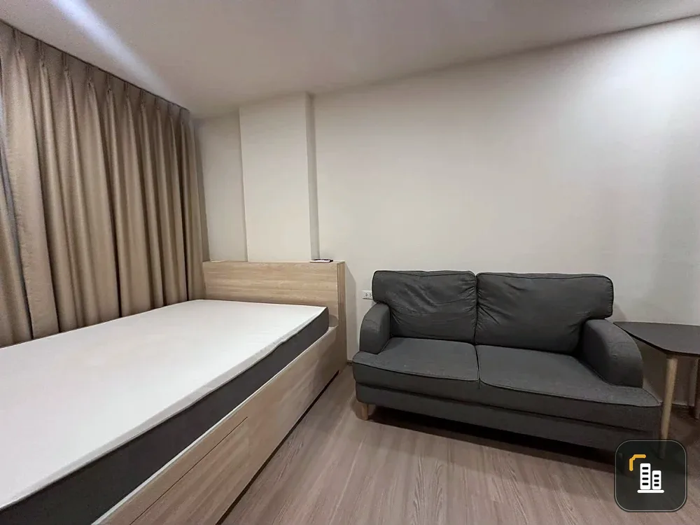 For sale, for rent, The Muve Bangkhae, 1 bedroom, 1 bathroom, fully furnished, just bring your bags and move in.